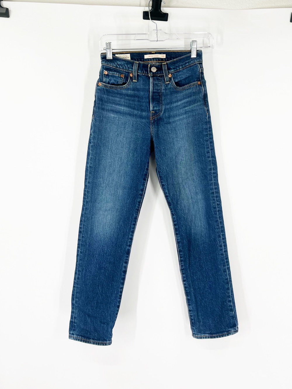 Levi’s Wedgie Straight Button Fly Jeans